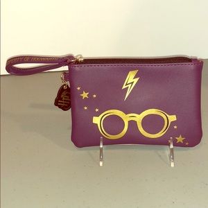 Harry Potter Glasses Wristlet Wallet Purse EUC